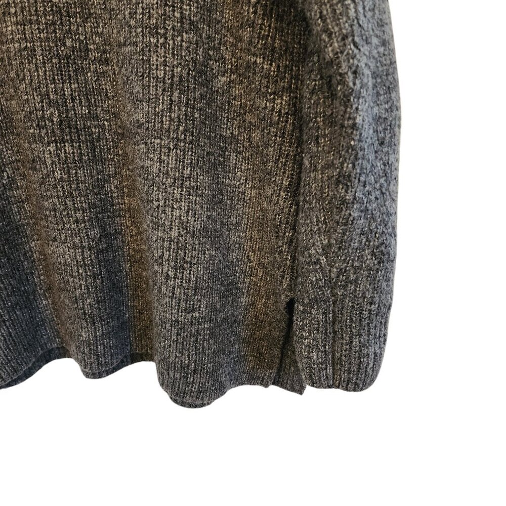 Old Navy Mock Turtleneck Sweater Heather Grey Size Large - Picture 3 of 6